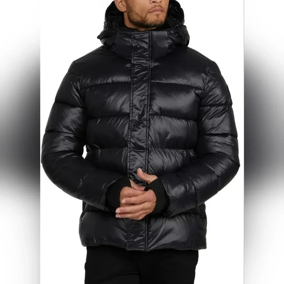 🥶HOST PICK🥶PAJAR Jeremiah Puffer Authentic Winter Jacket gift Knit Hat Mens L - Picture 1 of 16